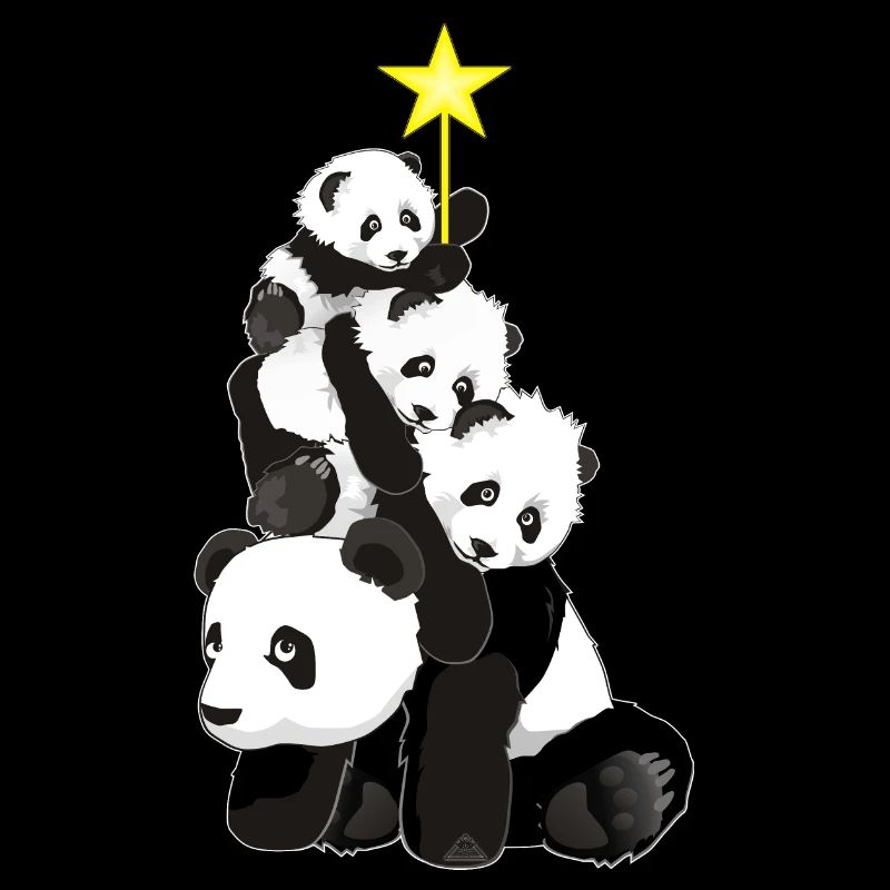 Panda Christmas Tree
