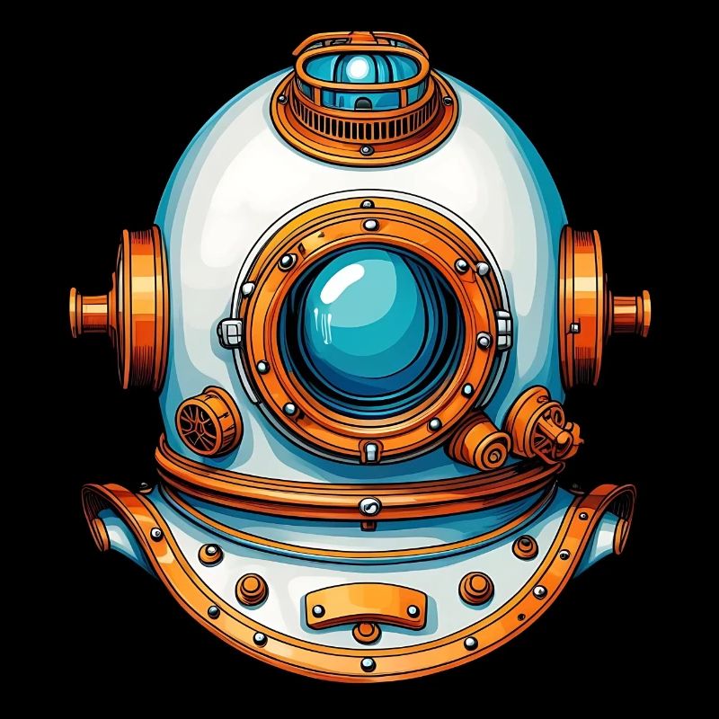 Nostalgic Diving Helmet Deep-Sea Diver Helmet