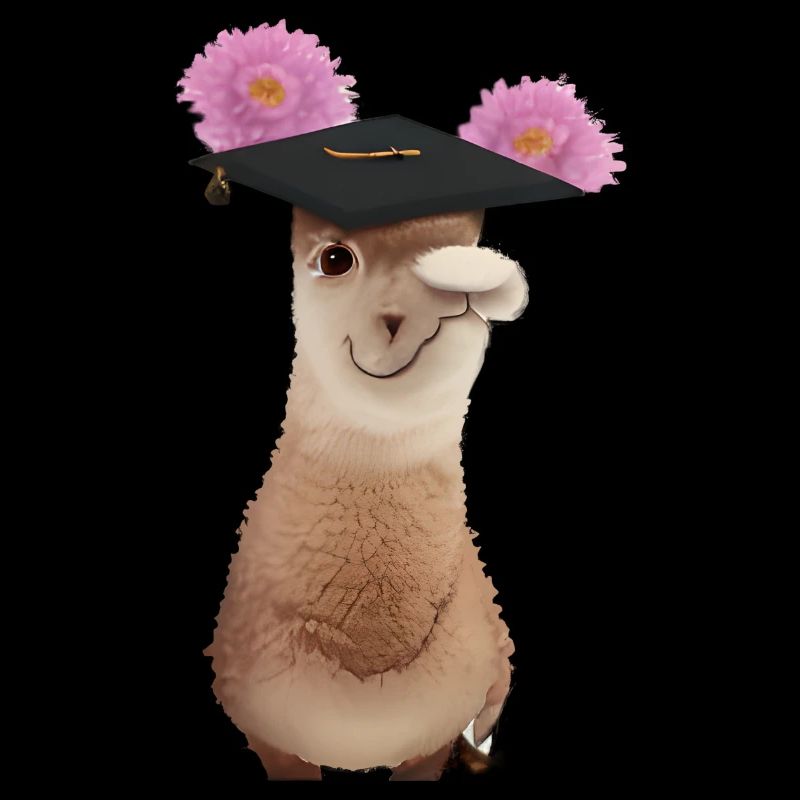 Bachelor Schulabschluss Alpaka Studium Absolvent
