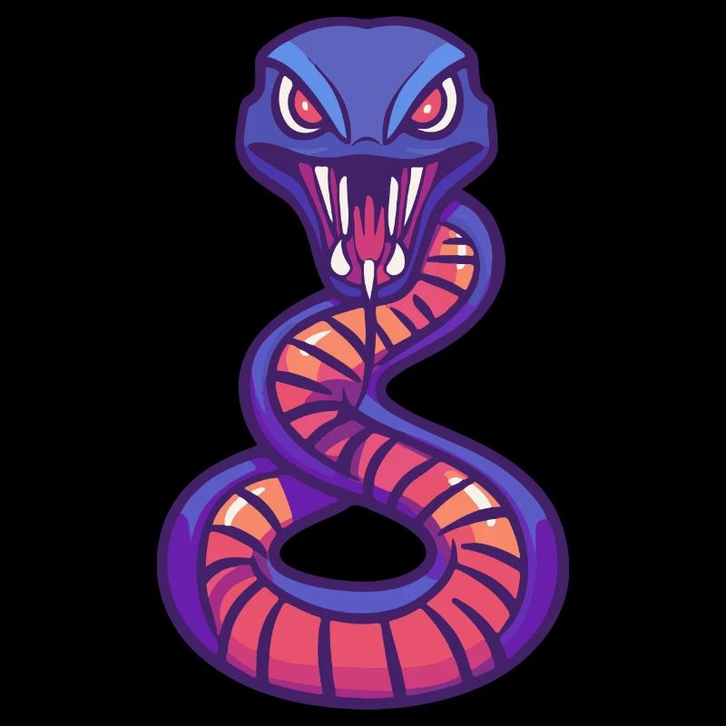 Snake Cobra Halloween Comic Funny