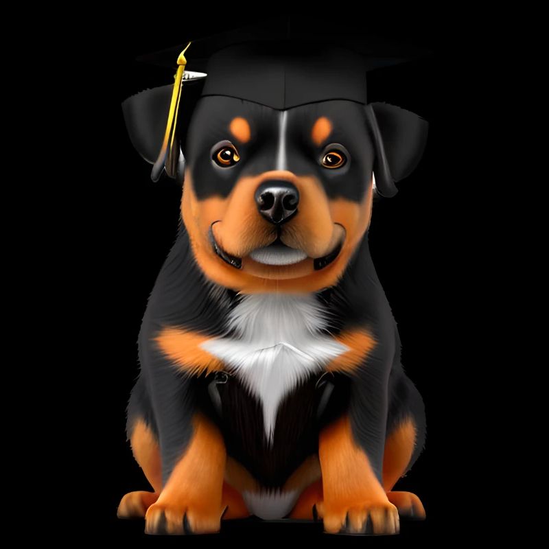Bachelor Rottweiler Hunde Schulabschluss Studium
