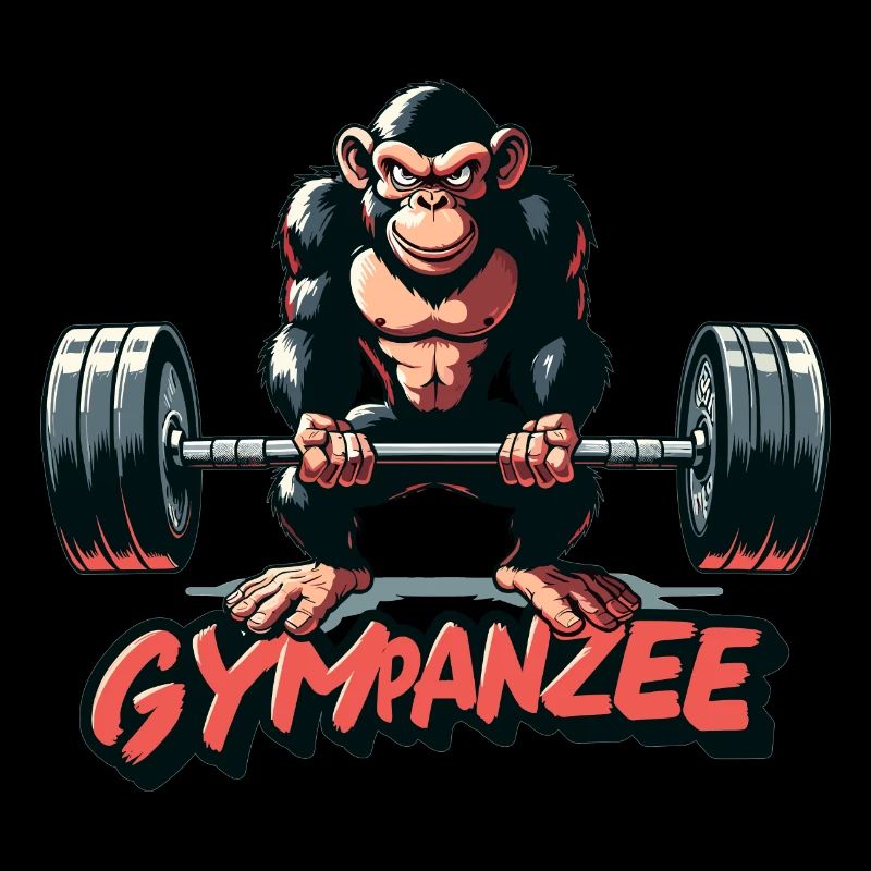 Gympanzee Schimpanse witzig Gym Geschenk