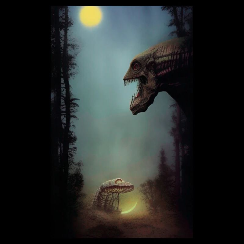 Creepy Horror Comic Alien sur une planète étrange terre