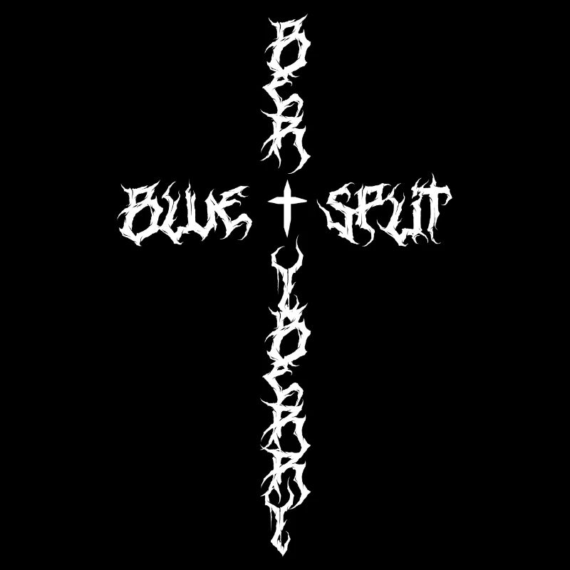 blueberrysplit merch cross