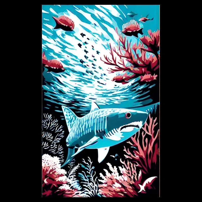 Requin | Grand requin blanc | Créature marine | Poisson