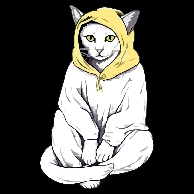 Kroki le chat à capuche