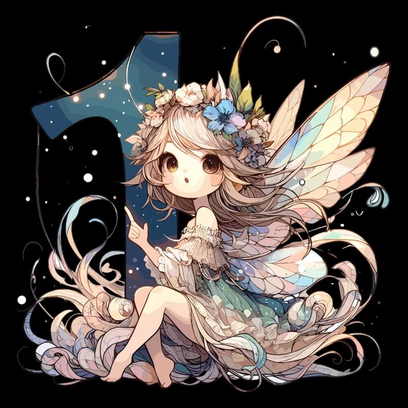 1 Jahr Fee Elfe Geburtstag Geschenk