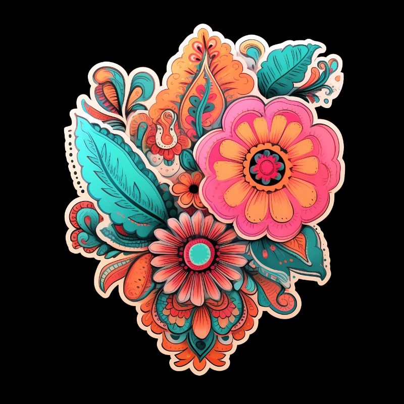 Beau bouquet d’herbier floral boho