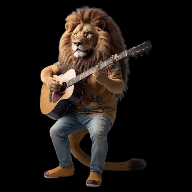 Löwen-Gitarre