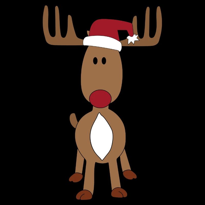 Motif orignal avec chapeau de père Noël