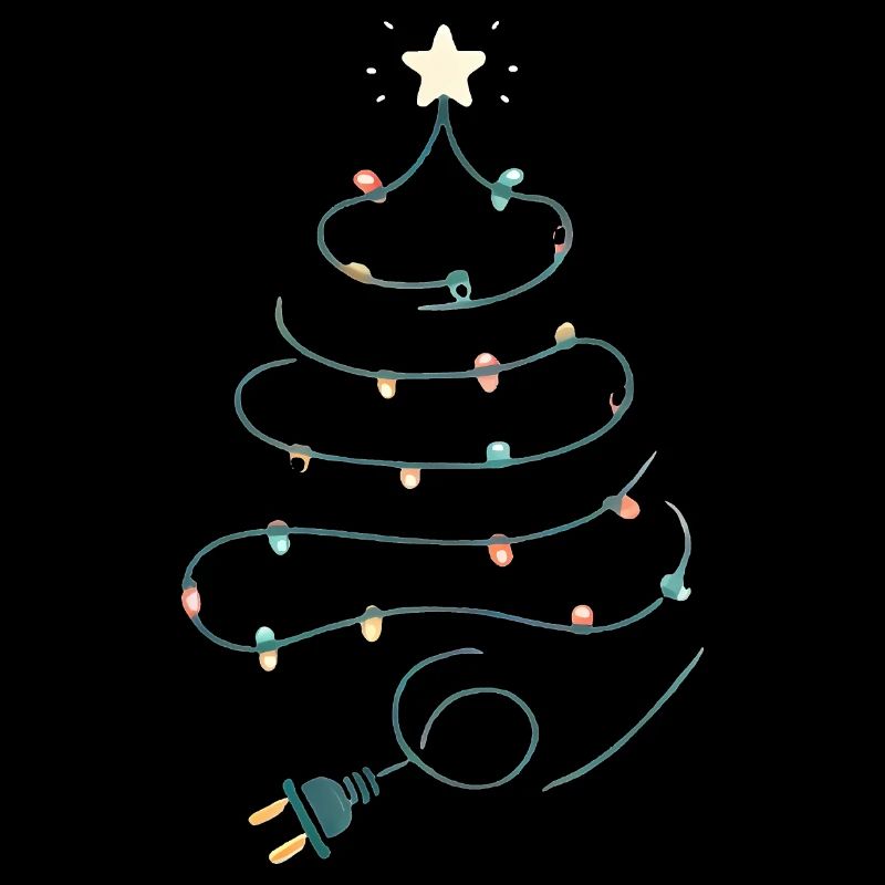 Conception de guirlandes lumineuses d’arbre de Noël