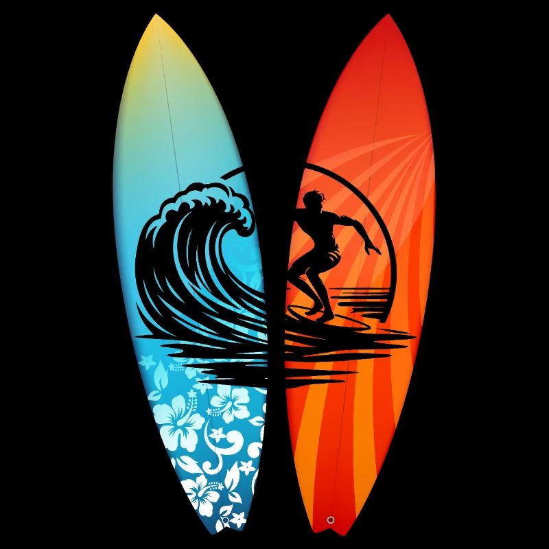 Surfer Surfboard