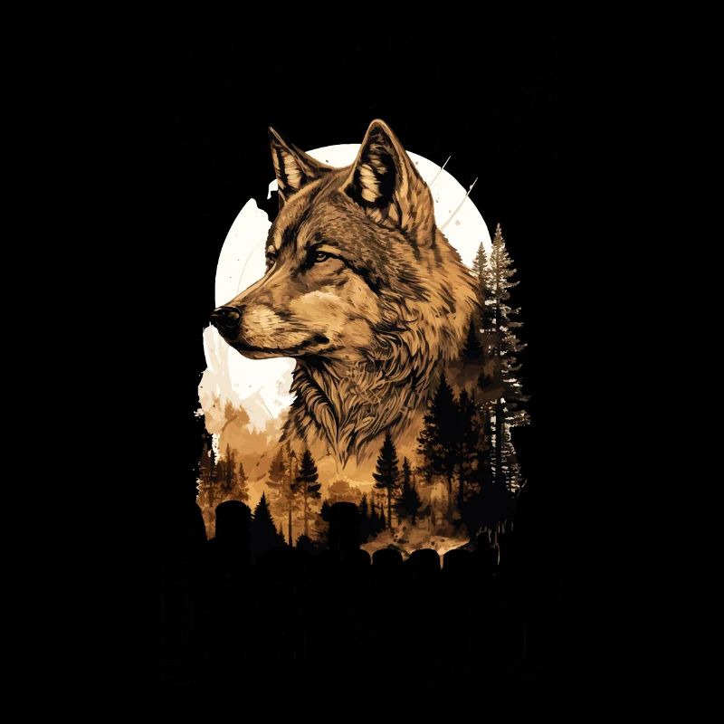 Wolf Wild Nature Wolf's Head Wilderness Forest Trees