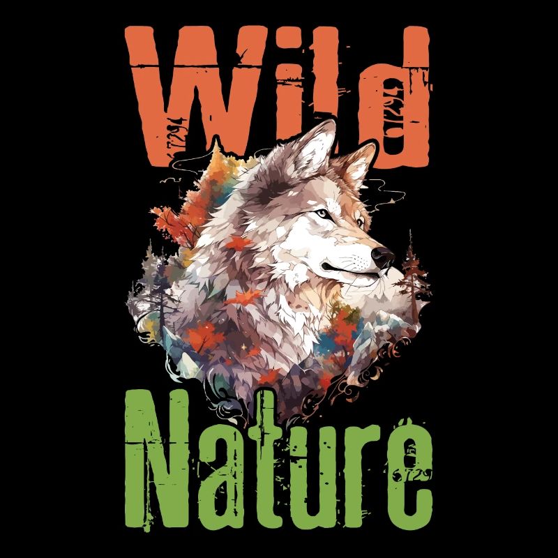 Wolf Wild Nature Wolf's Head Wilderness Forest Trees