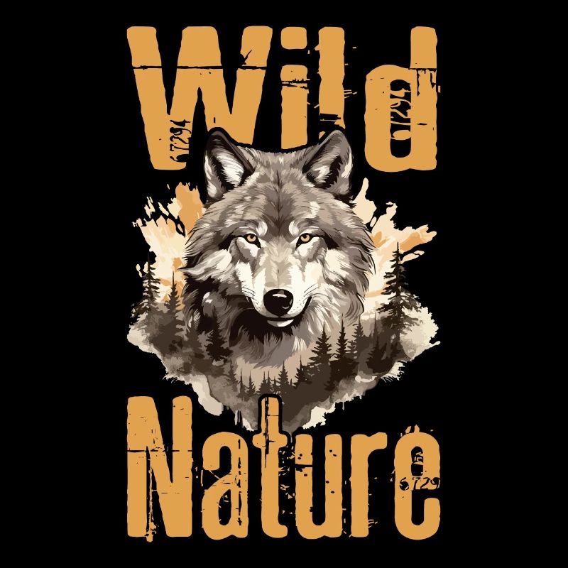 Wolf Wild Nature Wolf's Head Wilderness Forest Trees