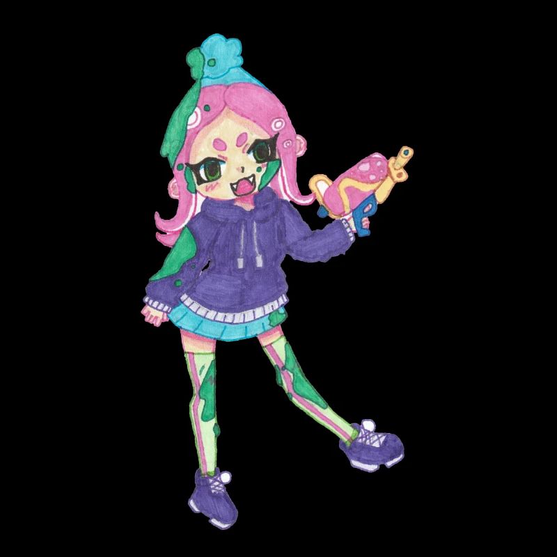 Inkling Mädchen | Pink 2 | Splatoon