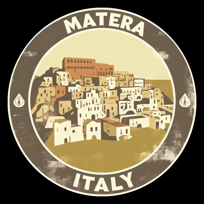 Matera Italie Maisons en grès