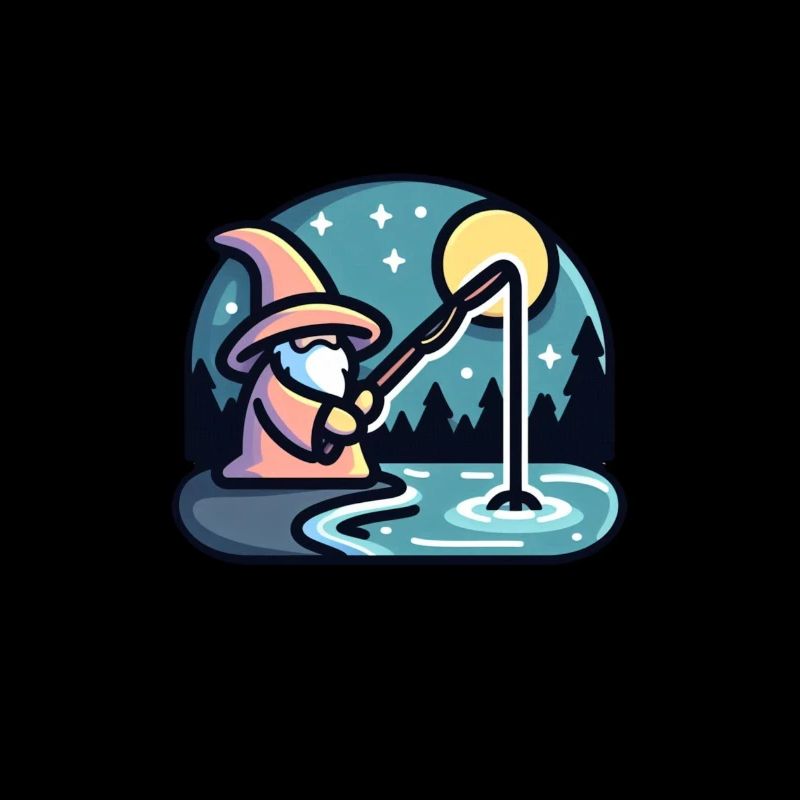 The fish wizard - Always casting