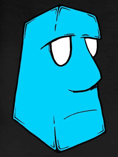 Moai Structure Blue
