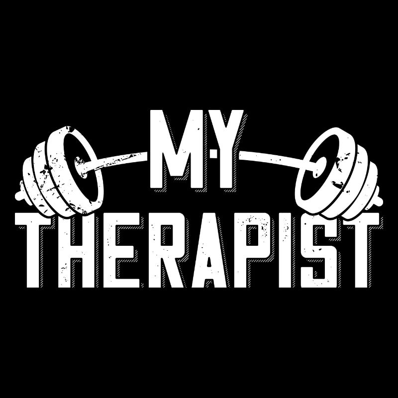 Mon thérapeute Barbell Bodybuilder Dicton
