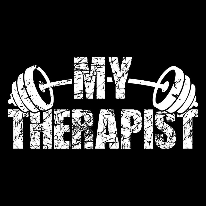 Mon thérapeute Barbell Bodybuilder Dicton
