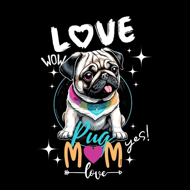Pug Mom Love - Pug Mom Love - 2nd version