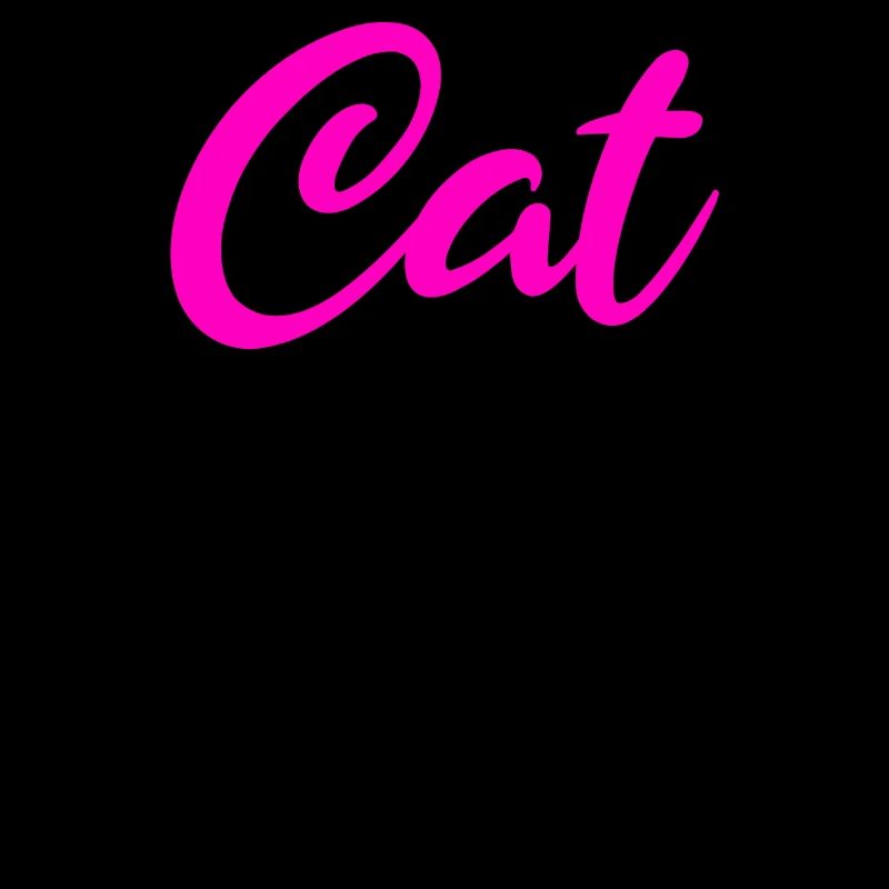 Cat Mom Geschenk black