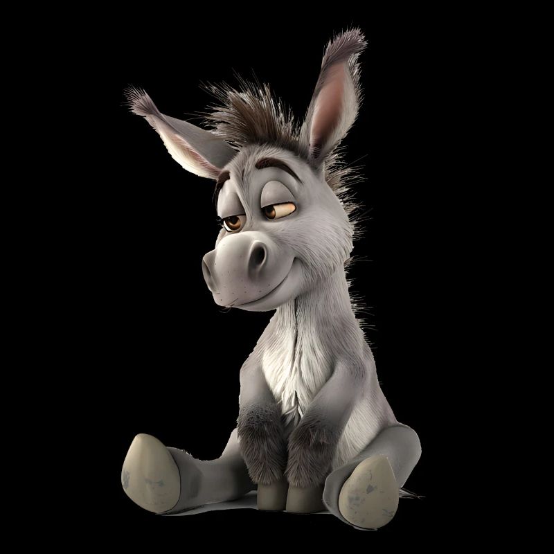 Esel sind eigenwillige Tiere