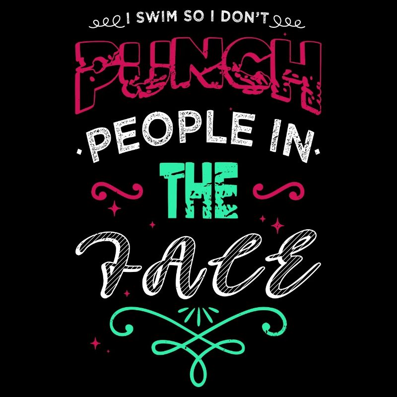 Athlète Bicycle Swimmer Blagues idée présente
