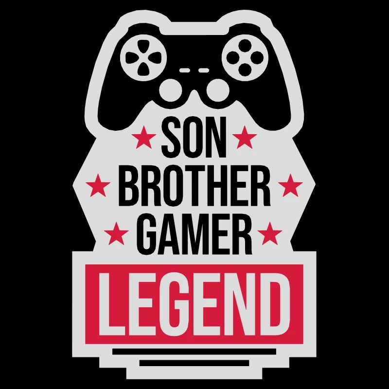 Fils Frère Gamer Légende