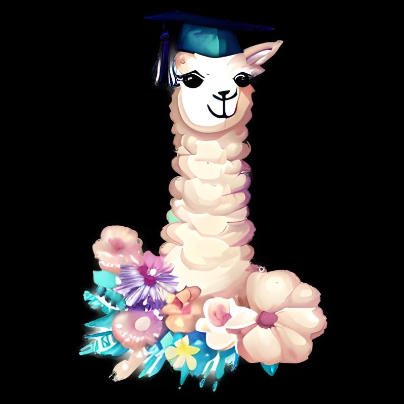 Bachelor Alpaka Studium Absolvent Schulabschluss