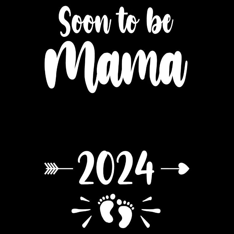 Mama wird bald Mutter 2024 Mutter schwangere Kinder Motte