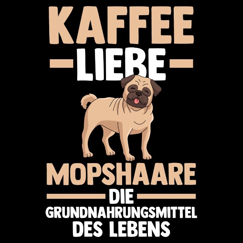 Kaffee Hund Mops