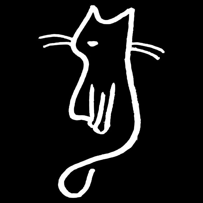 Katze Silhouette Geschenk