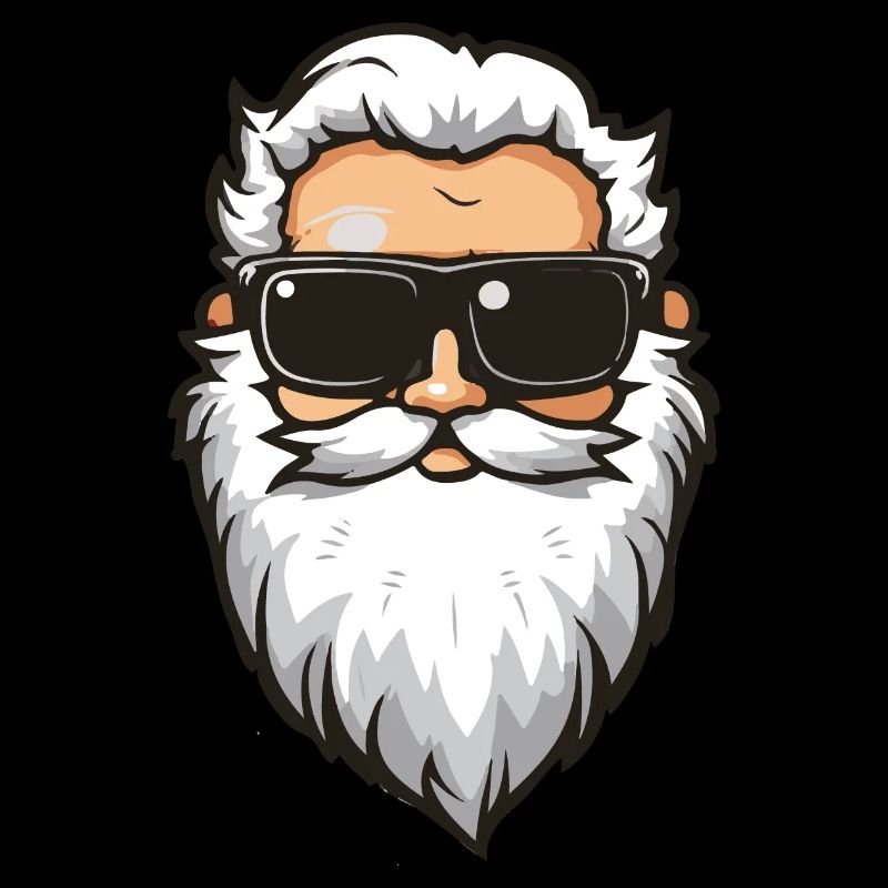 Weihnachtsmann cool comic