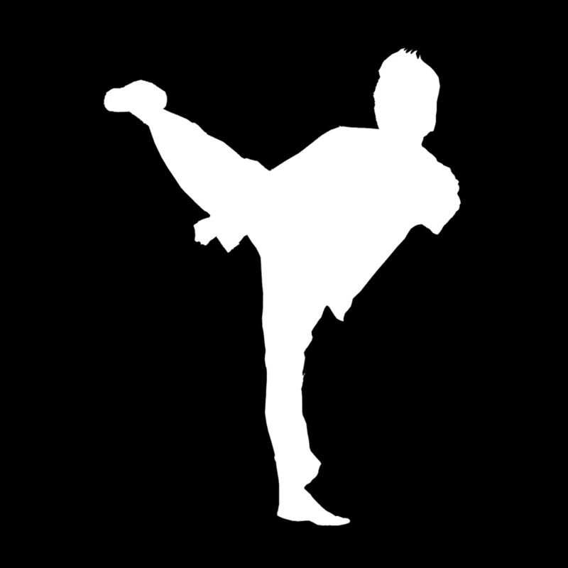 Bruce Lee White Shadow Side Kick