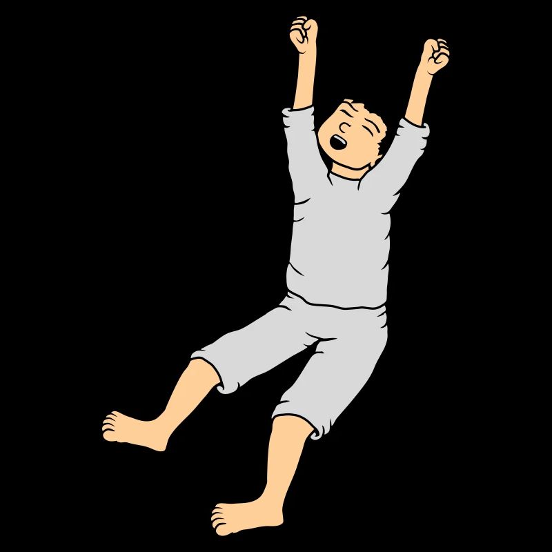 Homme en pyjama