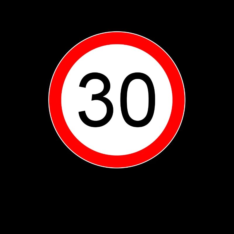 30 ans et écriture noire nette