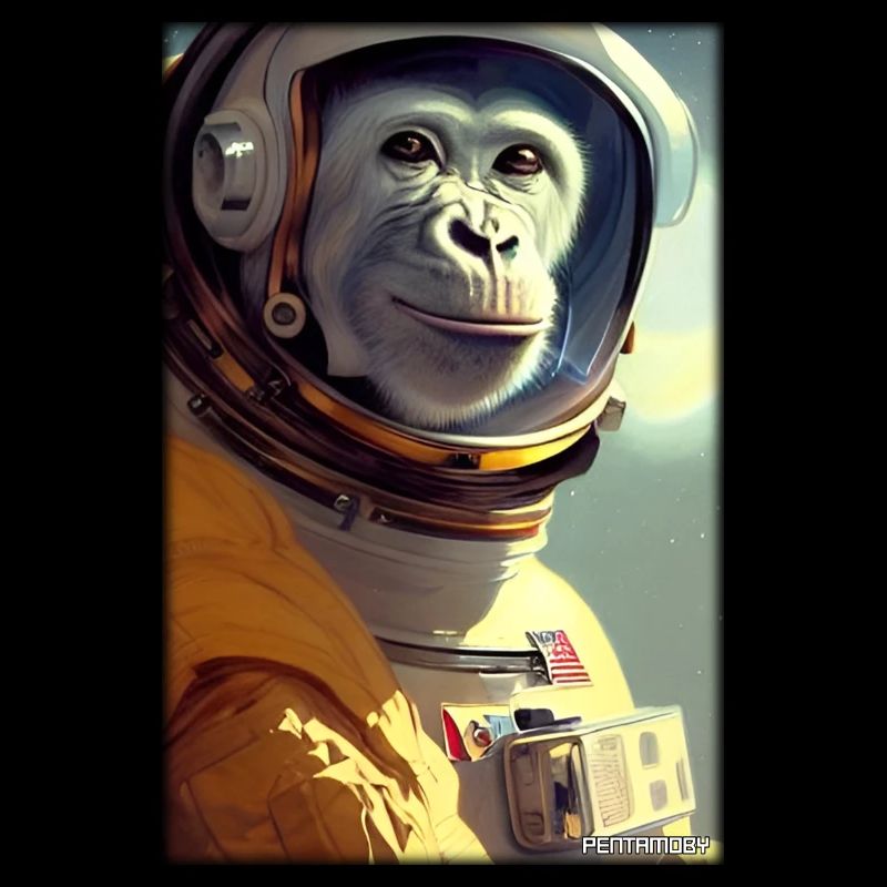 Monkey Animal Astronaut Space Space Universe 1