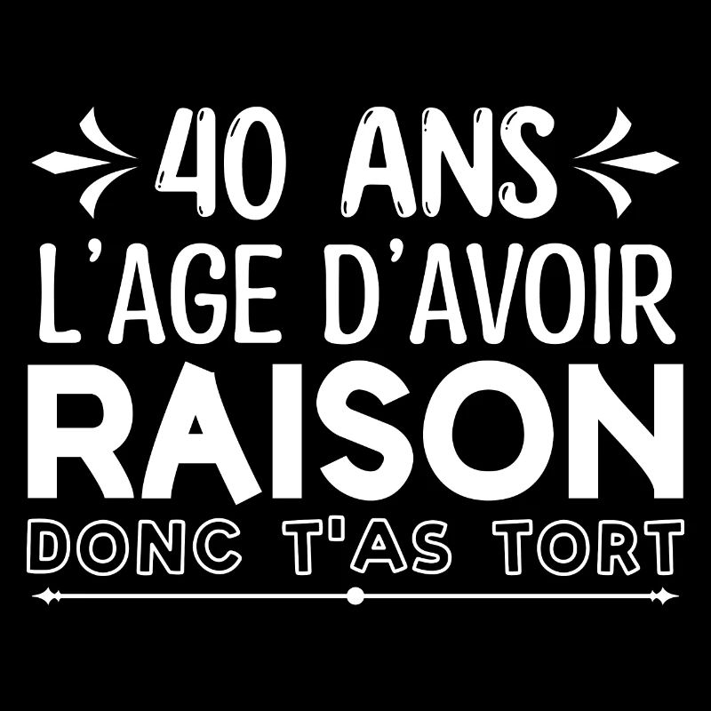 40 ans - cadeau d’anniversaire 40 ans