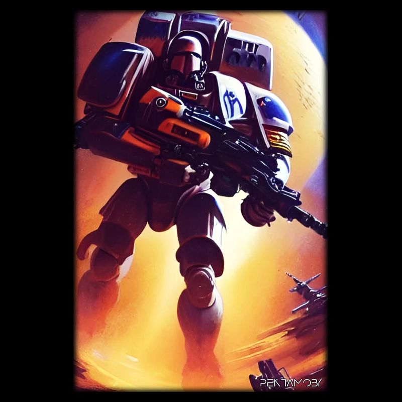 Kampfbot Robot Super Soldat Machine Guerrier