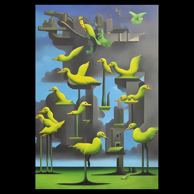 Enten im Baum