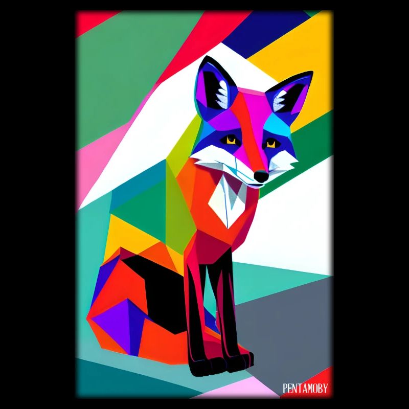 Fuchs Polygon Waldbewohner Waldtier Wildnis Tier