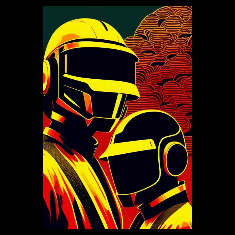 im Stil eines Holzschnitts 2