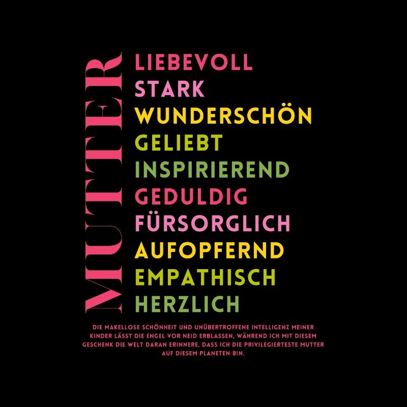 Tolle Mutter von Geschwistern - Muttertag