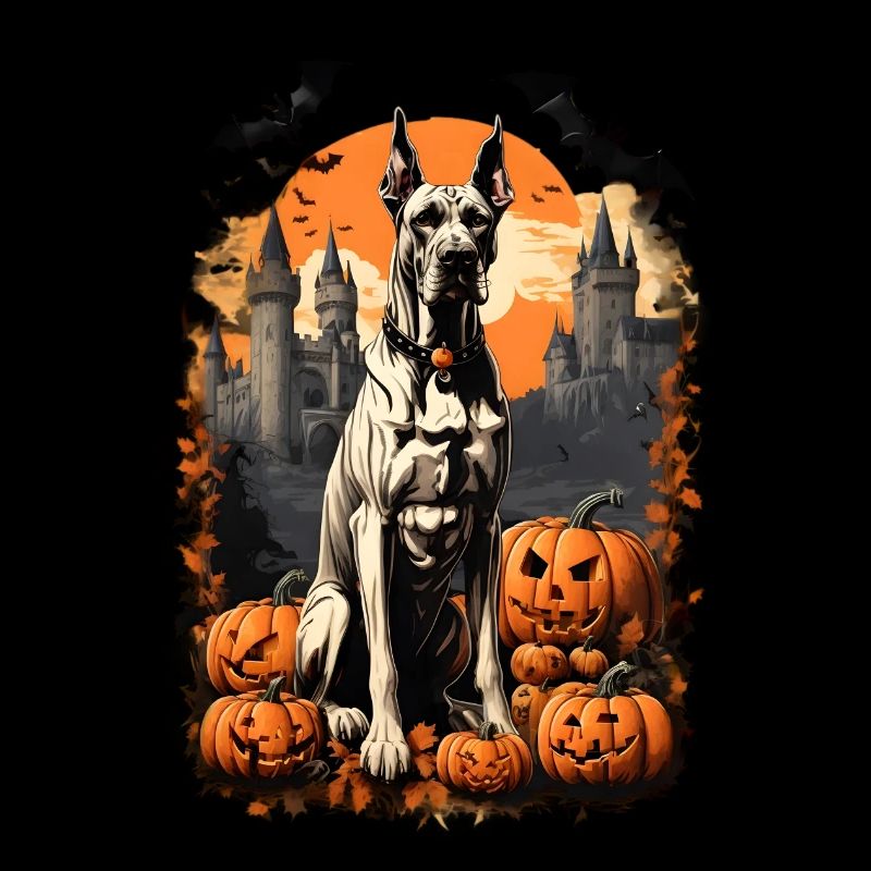 Bewitching Halloween Delight with Pumpkins and Bat