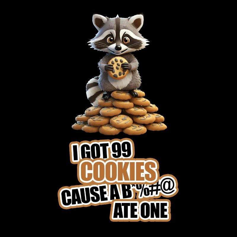I got 99 Cookies cause a ... ate one - cute raco