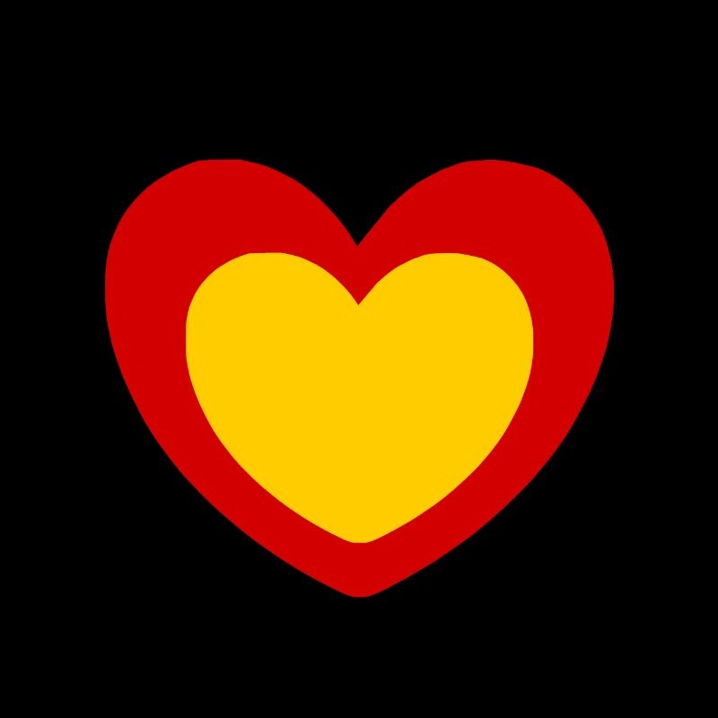 Heart Germany Colors