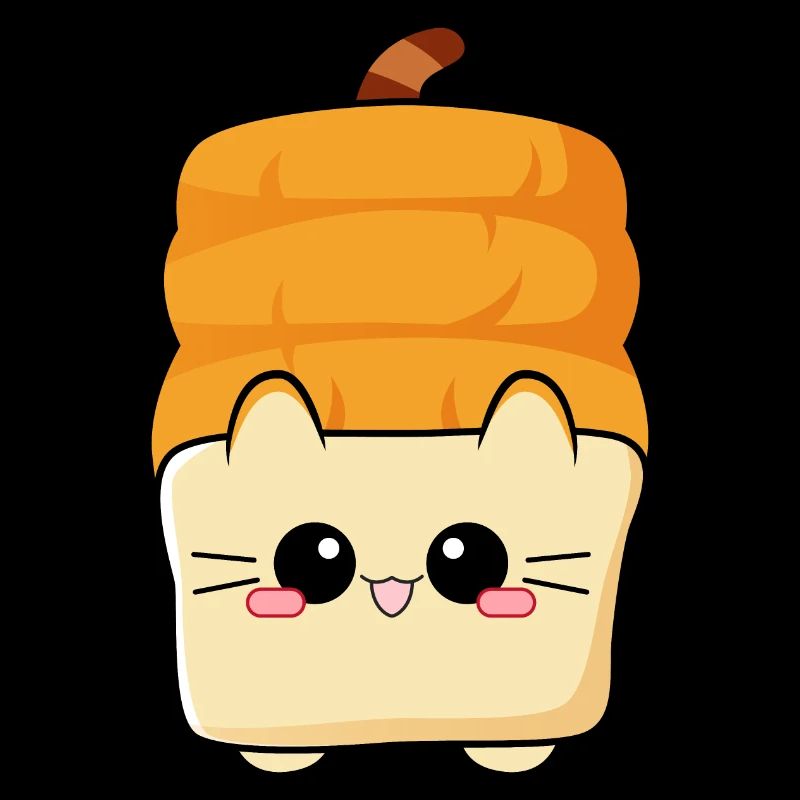 Toast Cat Kitty Bread Cat