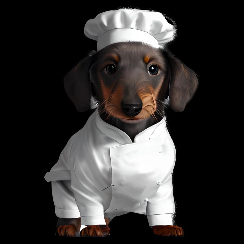 Chiens, Chiot teckel, Teckel, Chien, cuisine, restaurateur